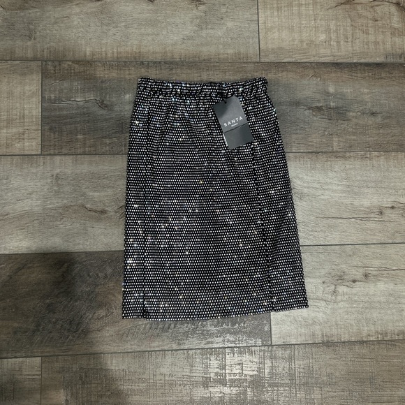 NWT Santa Brands crystal embellished mini skirt - Picture 5 of 6
